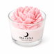 Soy candle with a PEONY flower