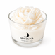 Soy candle with a PEONY flower